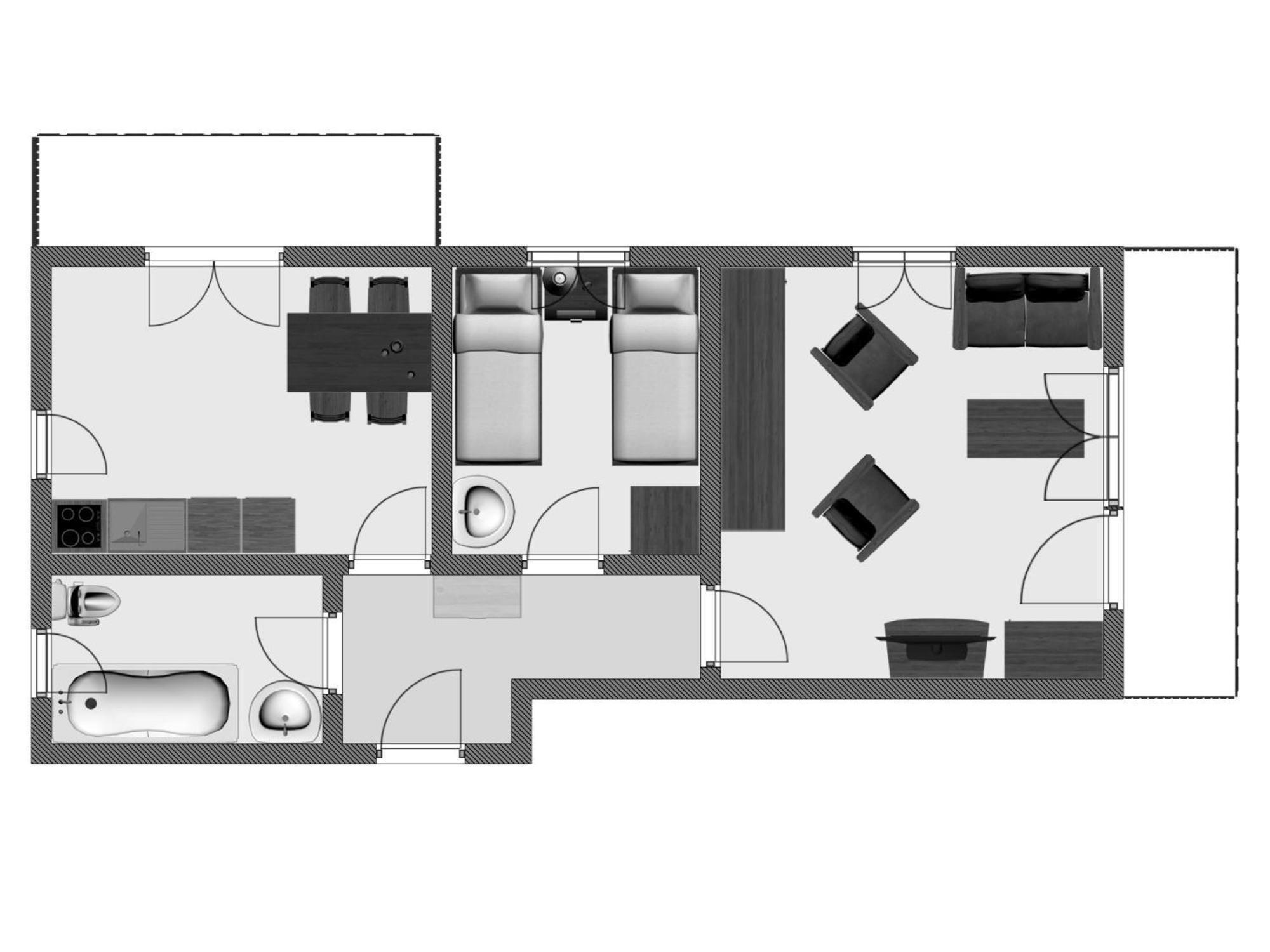 Chalet Soldanella Grächen Стая снимка